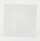 Larmetikett - RF vit  4x4cm